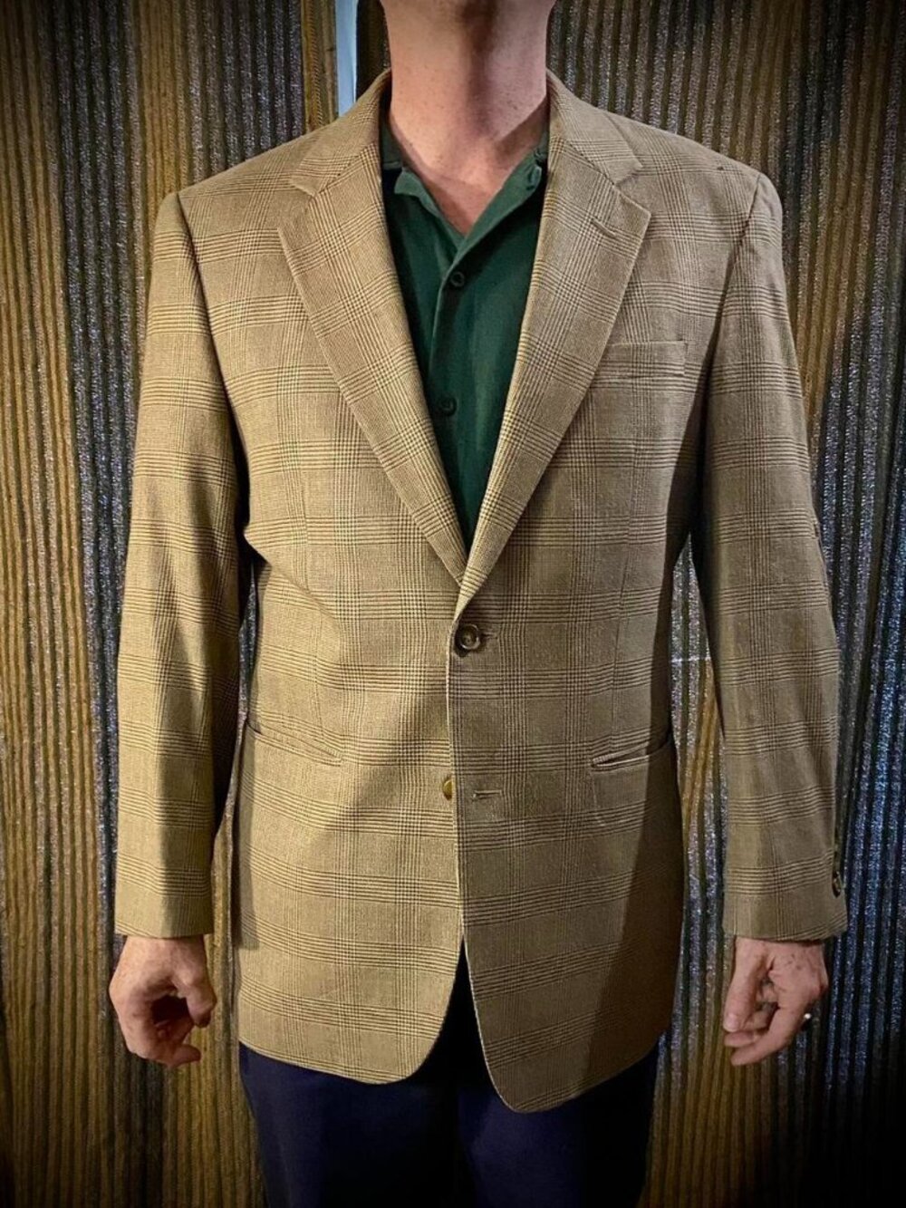 Jos. A. Bank Men's Tan and Brown Jacket